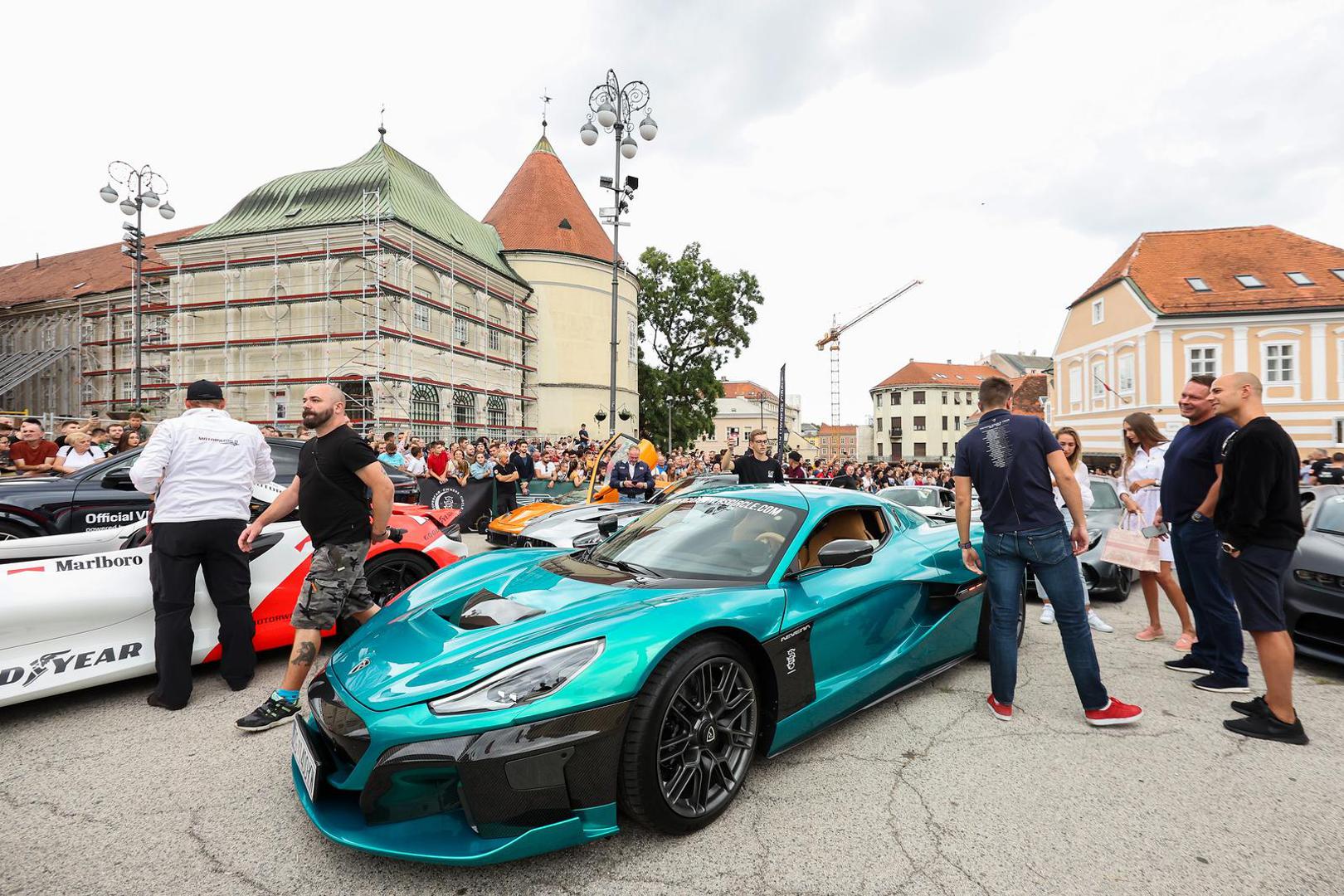 02.09.2022., Zagreb - Ceremonija predstavljanja automobila Supercar Owners Circle Croatia 2022 ispred Katedrale. Photo: Luka Stanzl/PIXSELL
