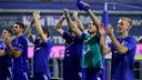 Dinamo's returning player was deservedly man of the match, and his teammate made great use of his limited minutes