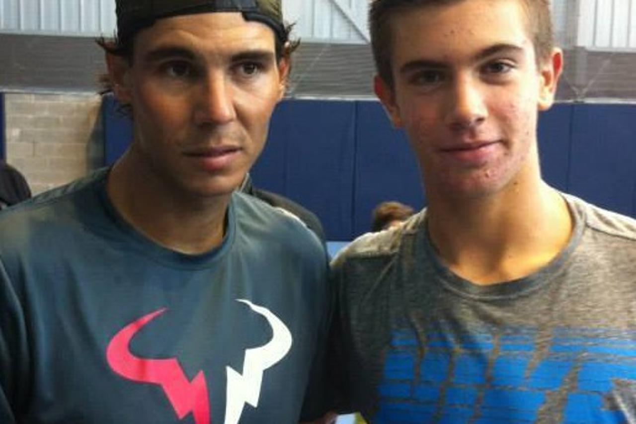 Borna Ćorić, Rafael Nadal