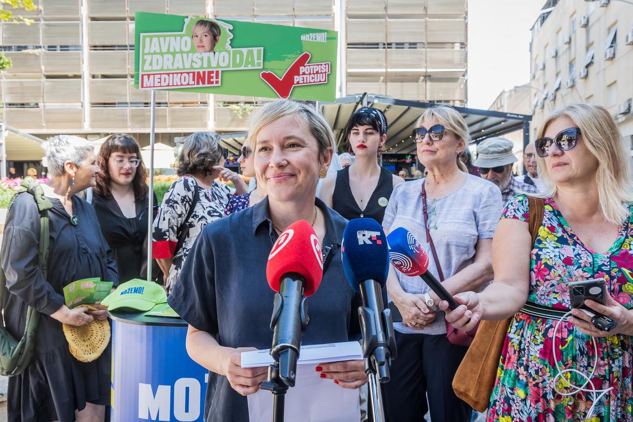 Split: Ivana Kekin održala je konferenciju za medije o Medikolu