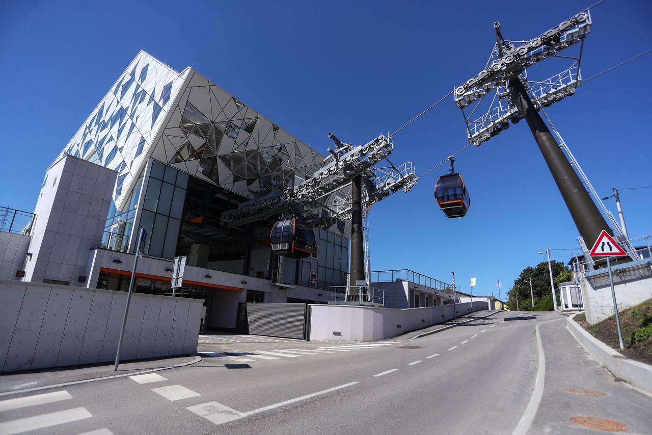 Probna vožnja žičarom od postaje Gračani do vrha Sljeme
