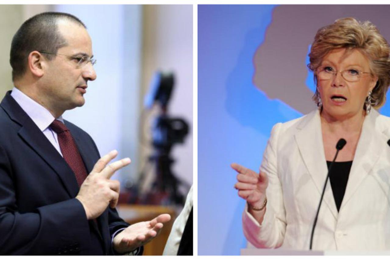 Orsat Miljenić i Viviane Reding