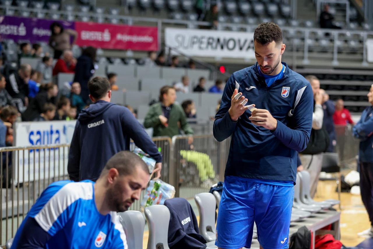 Zadar: Otvoreni trening hrvatske rukometne reprezentacije