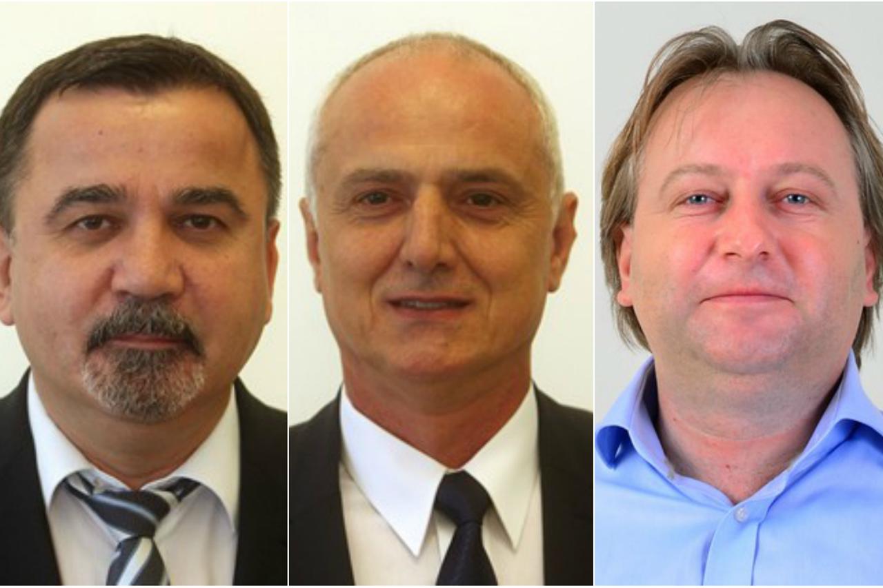 Ilija Ćorić, Jozo Milićević i Miroslav Polovanec