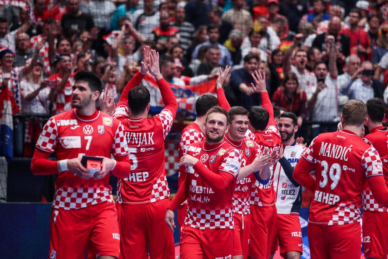 Hrvatska rukometna reprezentacija - slavlje