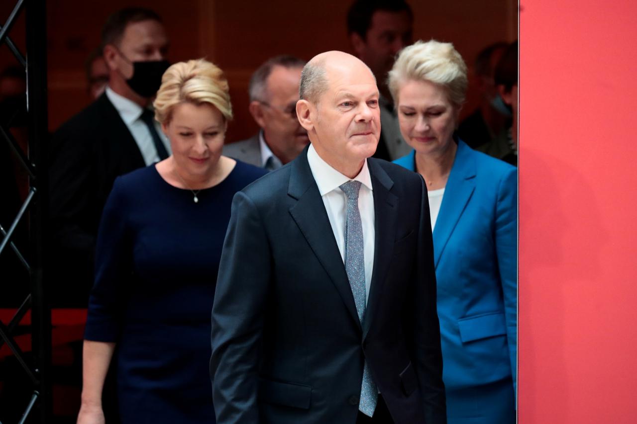 Olaf Scholz, SPD-ov kandidat za kancelara i relativni izborni pobjednik