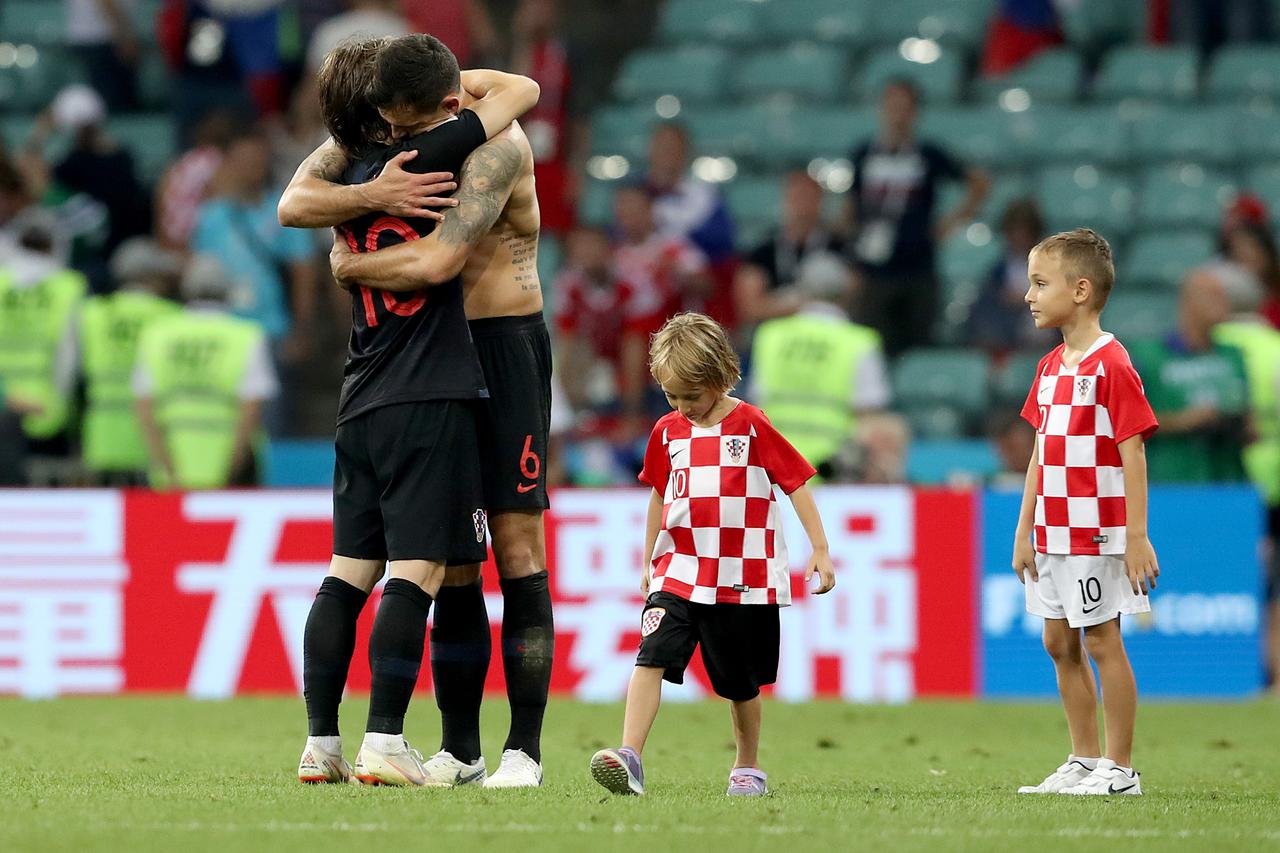 Luka Modrić i Dejan Lovren