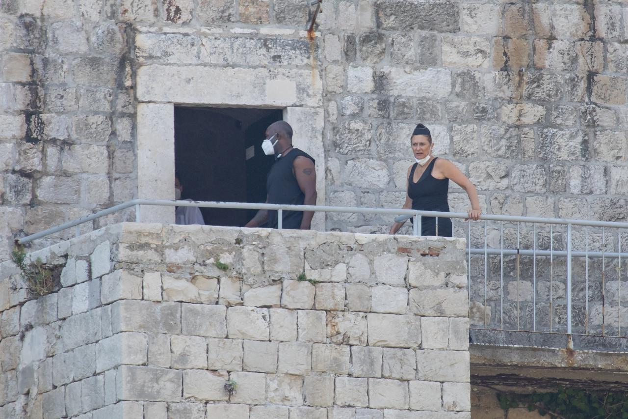 Američka glumica Caroline Goodall na snimanju filma The Islander 2