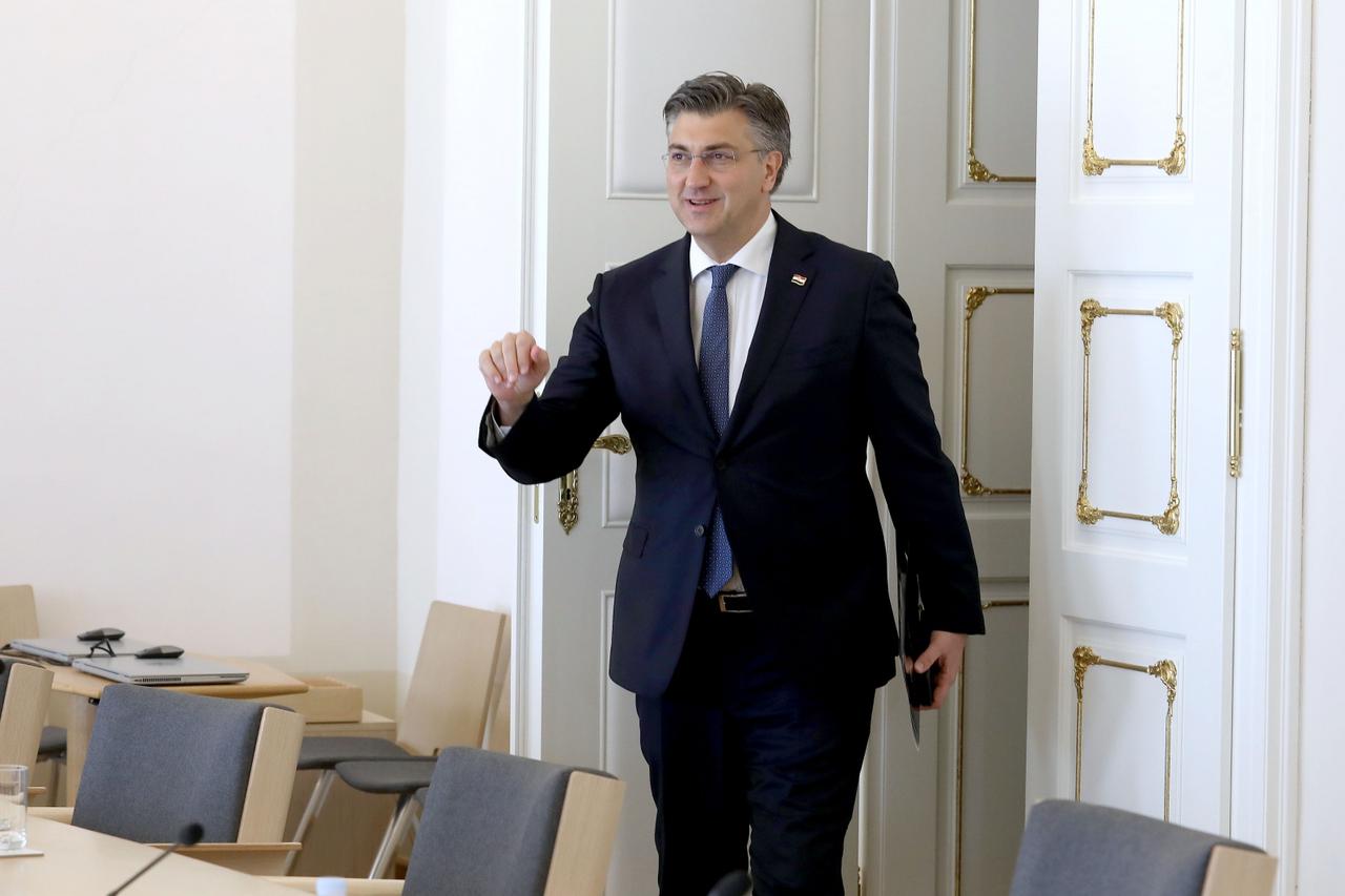 Zagreb: Andrej Plenković primio članove Viteškog alkarskog društva