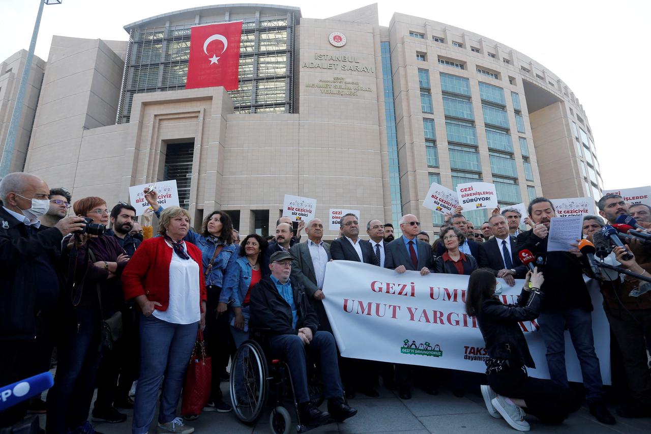 FILE PHOTO: Turkish court holds hearing in the trial of philanthropist Kavala in Istanbul