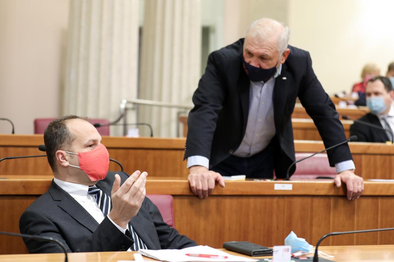 Zagreb: Nastavljena sjednica Sabora RH