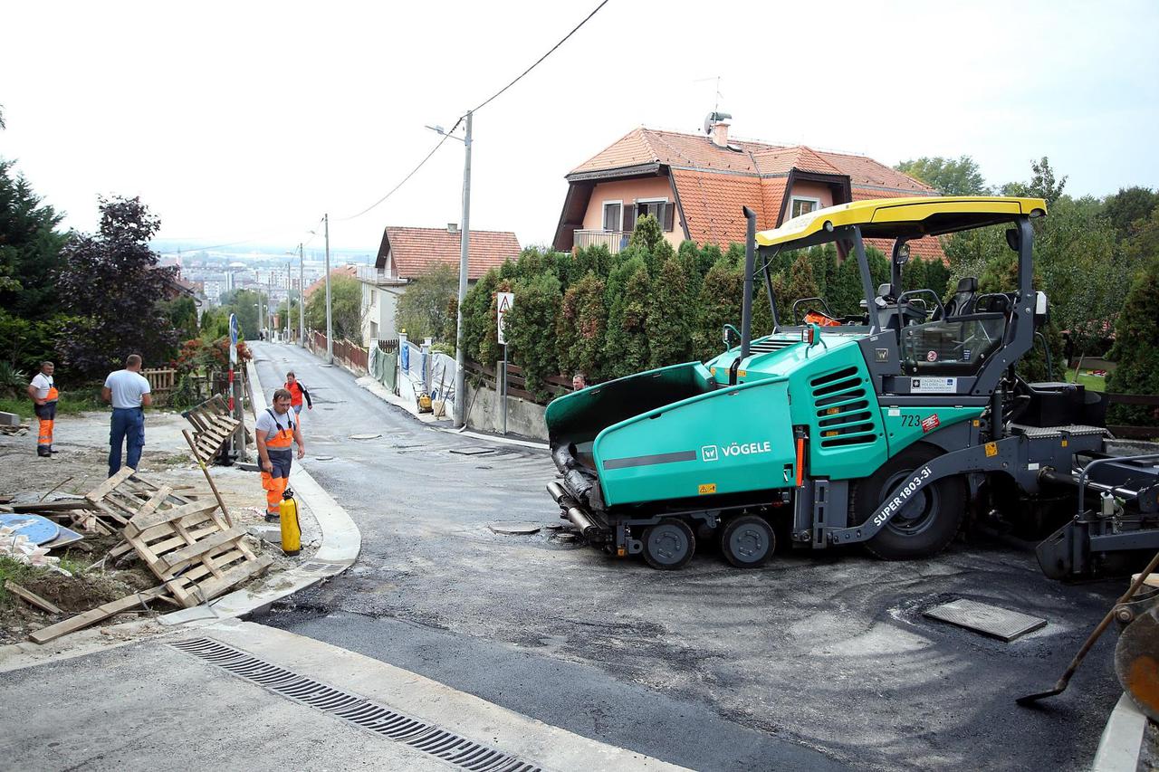 Asfaltiranje u Zagrebu