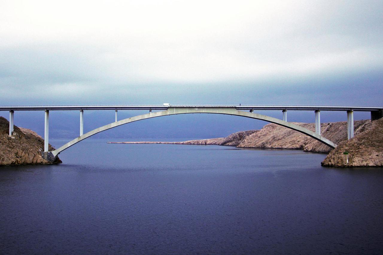 Pag: Paški most, ilustracija