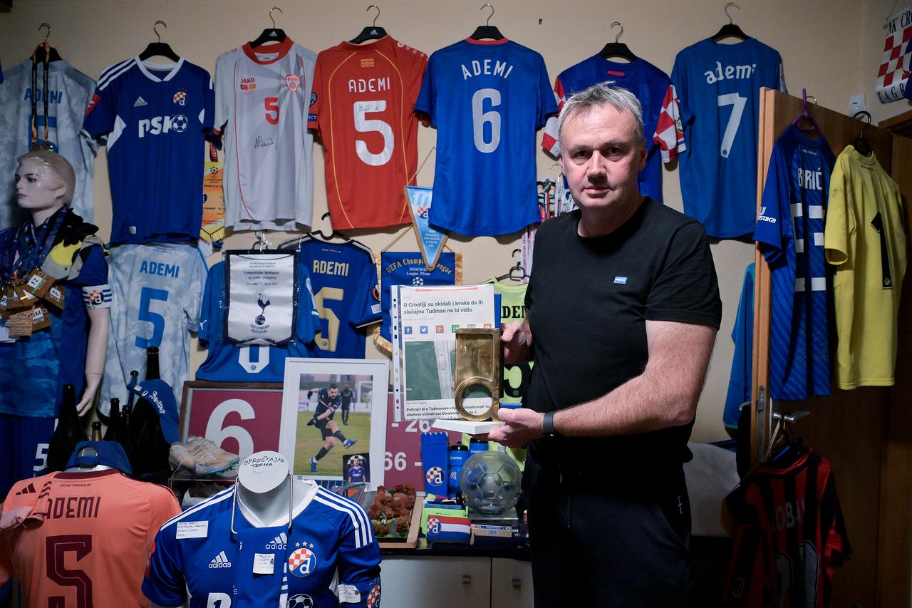 Zagreb: Krešimir Barić, kolekcionar Dinamovih dresova