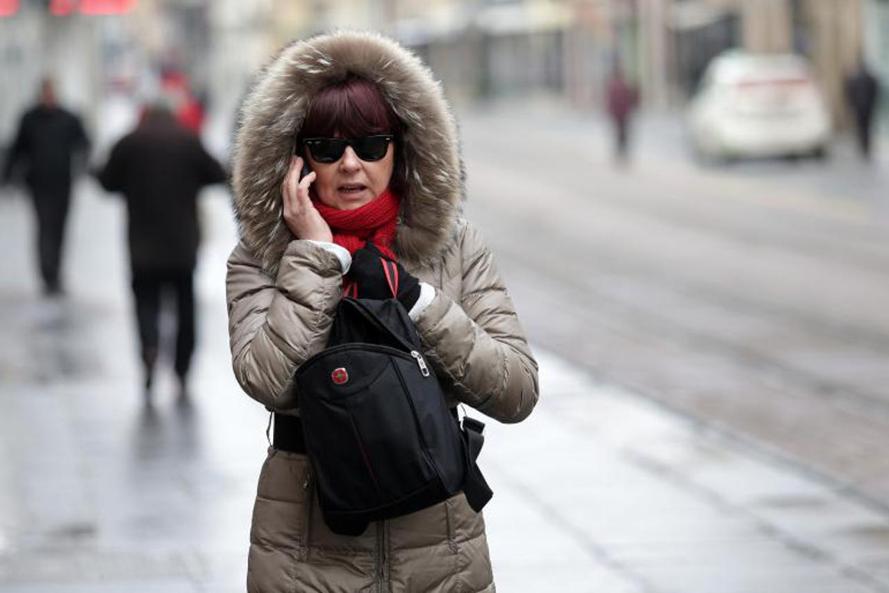 Hladnoća u Zagrebu