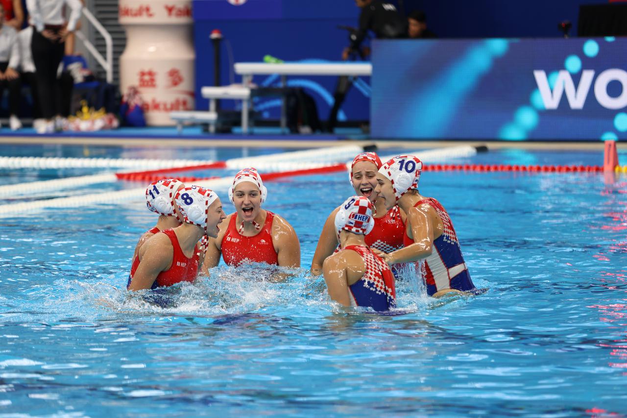 Svjetsko prvenstvo u vodenim sportovima - Singapur 2025. Vaterpolo, žene, Hrvatska - Grčka