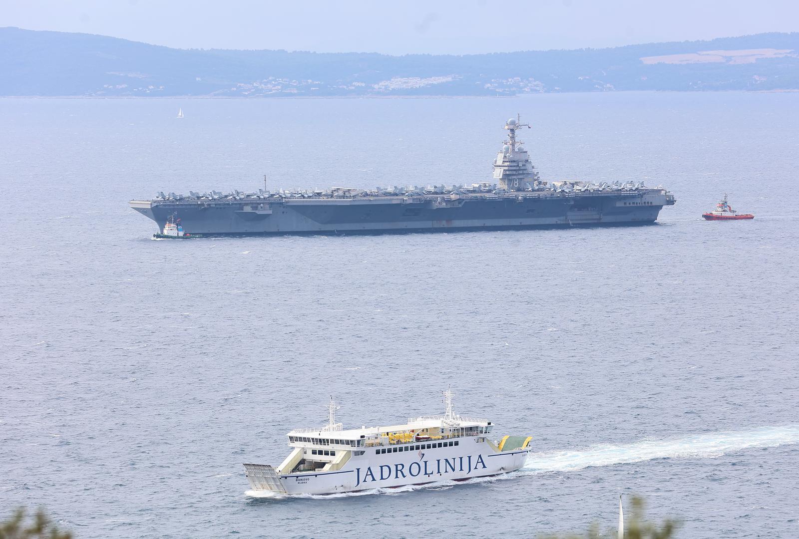 

Ovaj posjet održava se u sklopu bilateralne vojne suradnje između SAD-a i Oružanih snaga Republike Hrvatske. USS Gerald R. Ford već je posjetio Split u lipnju 2023., što je izazvalo veliku pozornost javnosti i medija.

