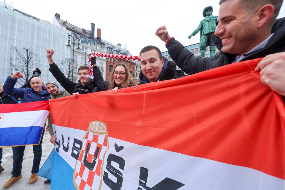 Oslo:  Navijači iz Velike Gorice prvi su započeli s navijanjem