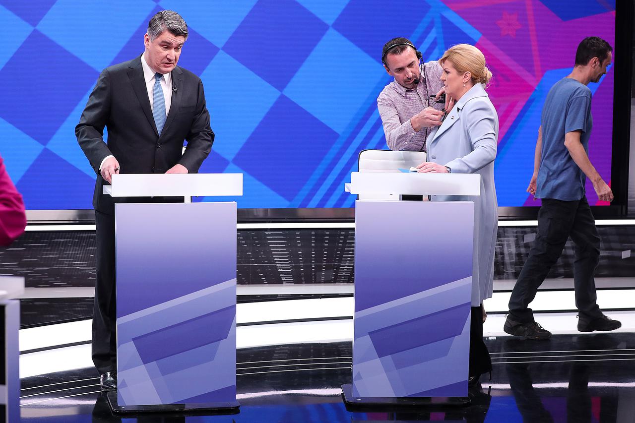 RTL-ovo sučeljavanje kandidata Kolinde Grabar Kitarović i Zorana Milanovića
