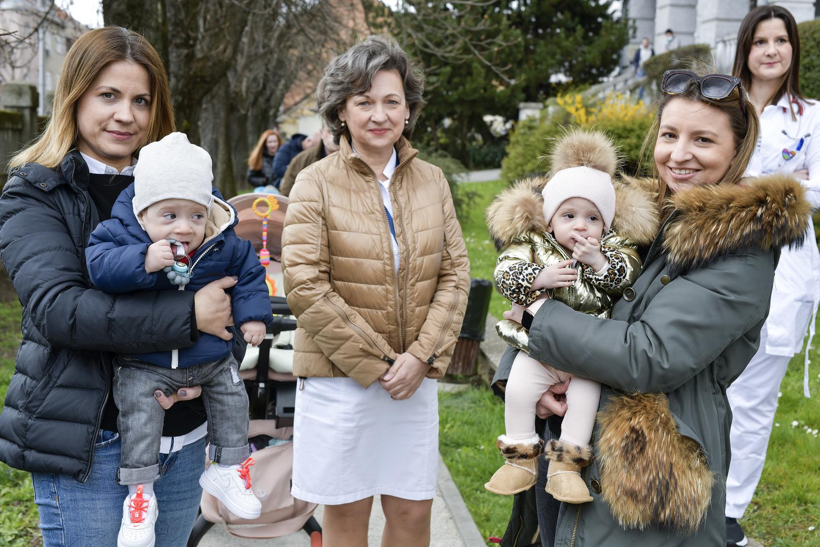 19.03.2021., Zagreb- Rodilje i bebe koje su za vrijeme zagrebackog potresa bile u Petrovoj bolnici.
Photo: Sandra Simunovic/PIXSELL