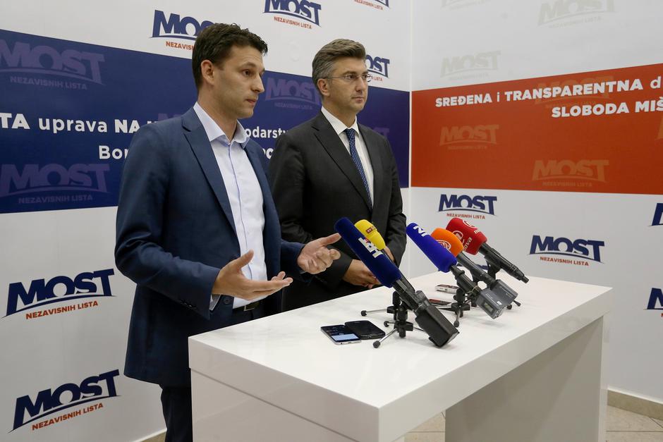 Božo Petrov i Andrej Plenković