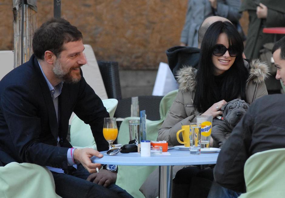 Zagreb: Slaven Bili? i Ivana ?eldum na Cvjetnom ispijali kavu