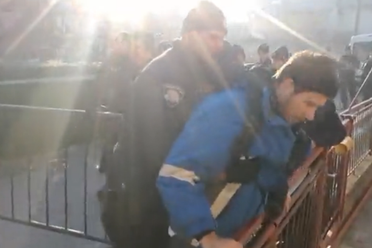 Ivan Pernar u sukobu s policijom