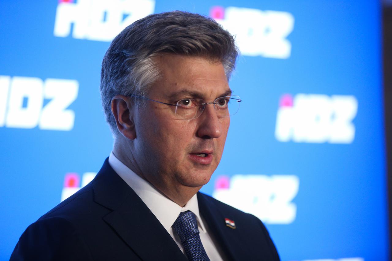 Zagreb: Andrej Plenković dao je izjavu nakon sjednice Predsjedništva HDZ-a