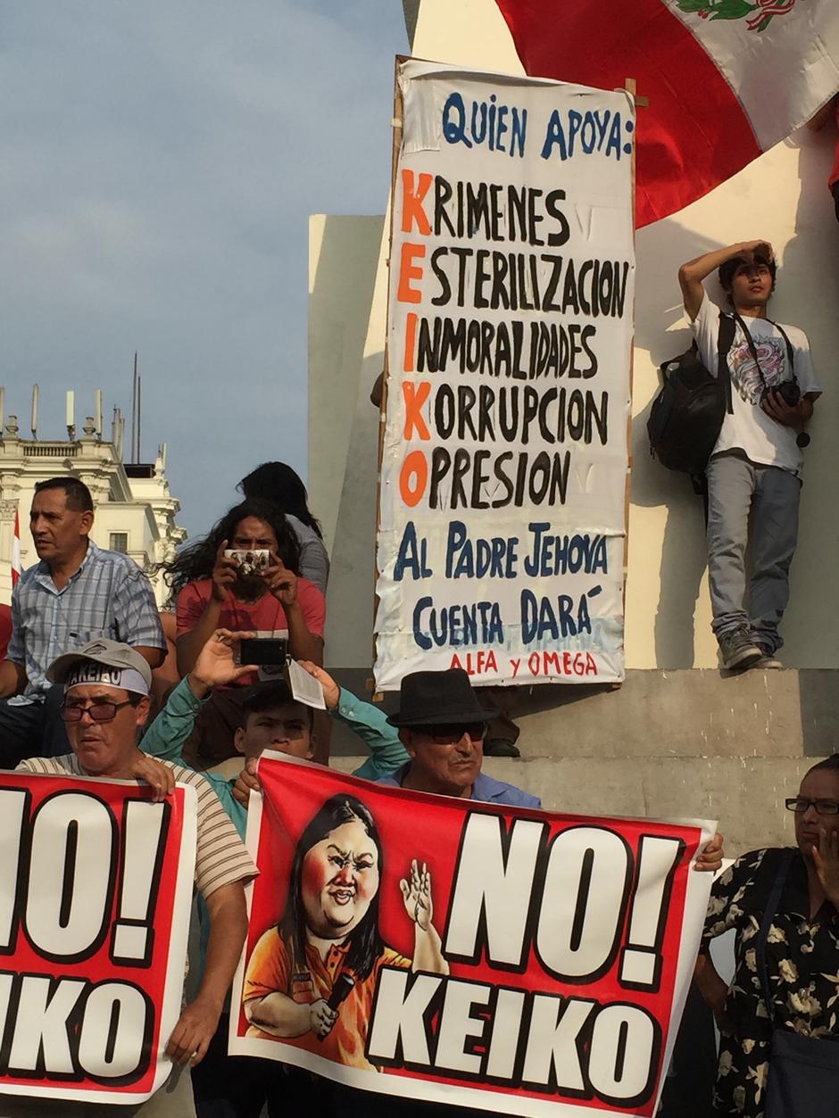 Demonstration against forced sterilization in Peru
