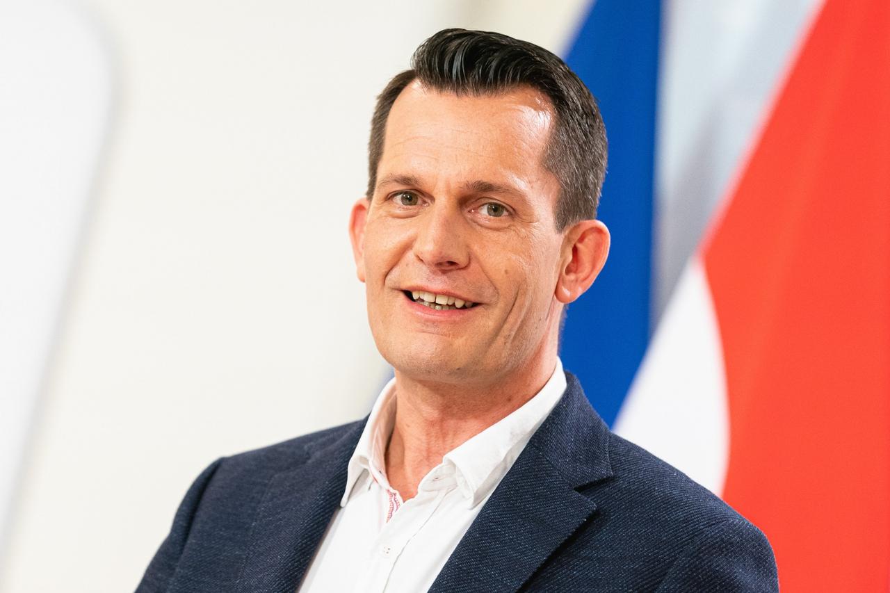 AUT, Pressekonferenz Vizekanzler Kogler zu Personellem