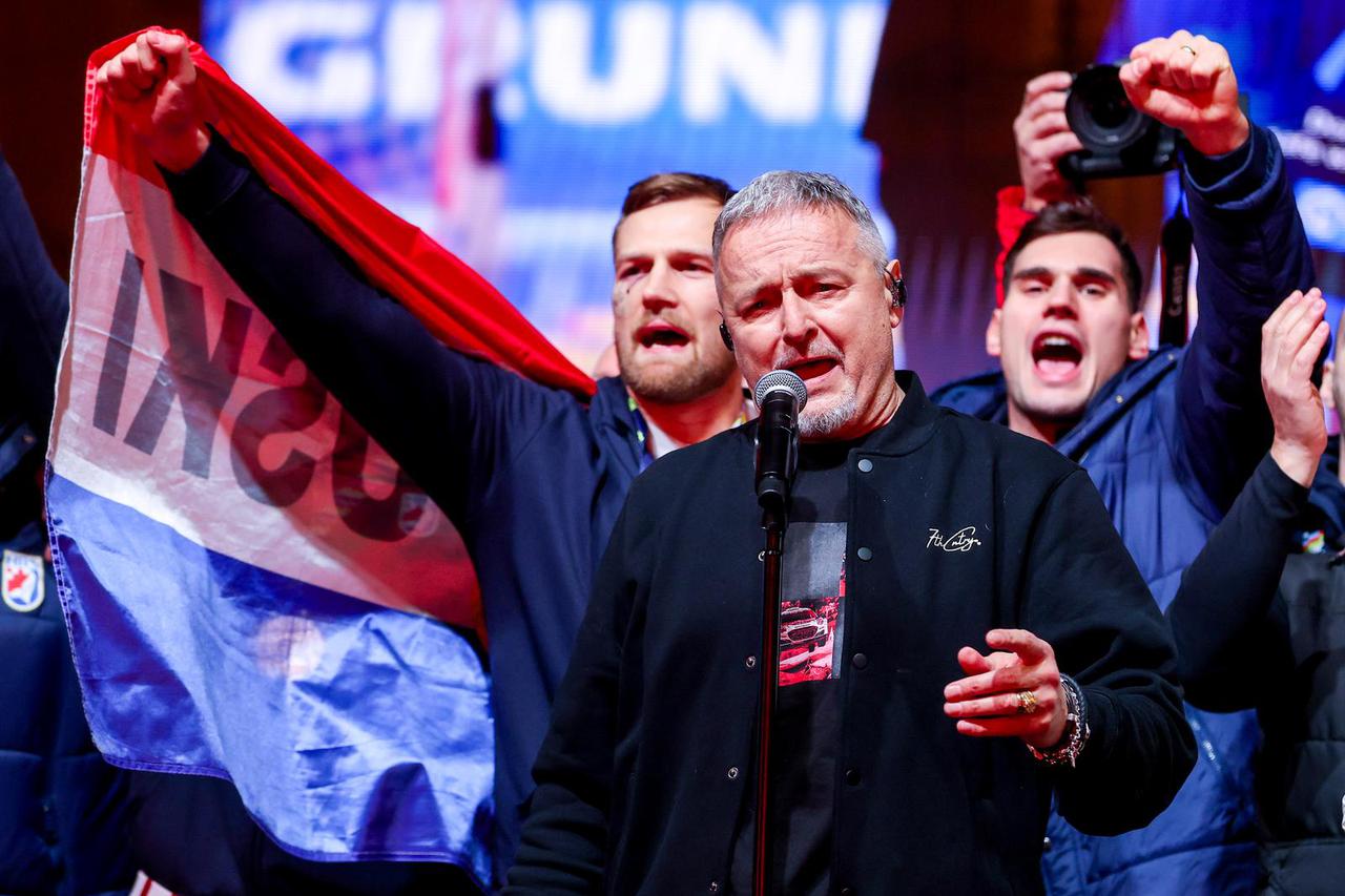 Zagreb: Svečani doček rukometnih reprezentativaca nakon osvojene bronce na Europskom prvenstvu