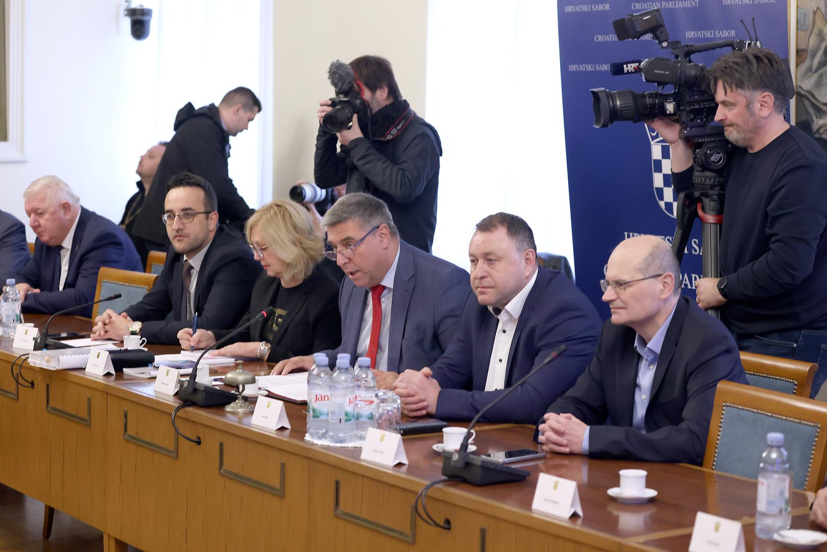 01.03.2024., Zagreb - Na 43. sjednici Odbor za obranu raspravlja o imenovanju novog nacelnika Glavnog stozera oruzanih snaga RH. Vlada je za tu funkciju zbog umirovljenja admirala Roberta Hranja predlozila general bojnika Tihomira Kundida. . Photo: Patrik Macek/PIXSELL