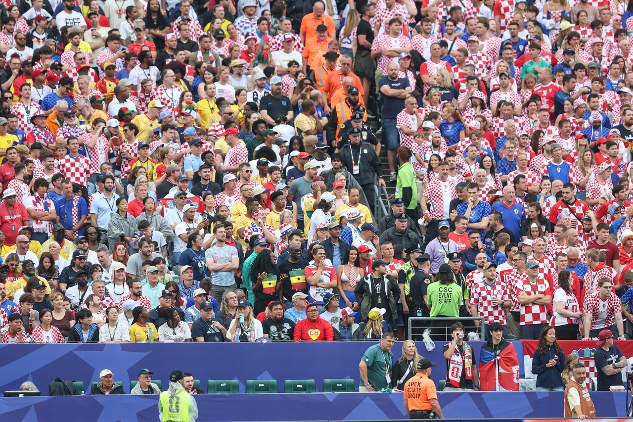 SP 2026 Philadelphia: Atmosfera na tribinama tijekom utakmice Hrvatske i Gane