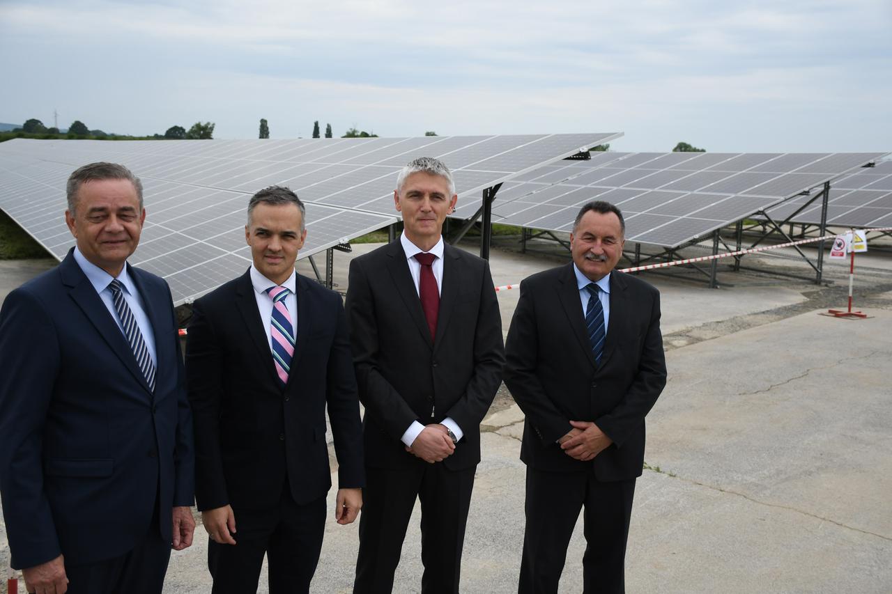 Molve: Svečano puštanje u probni rad Inine solarne elektrane Virje