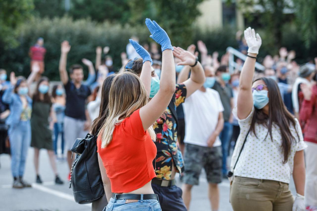 Zagreb: Prosvjed Inicijative za Filozofski zbog smjena