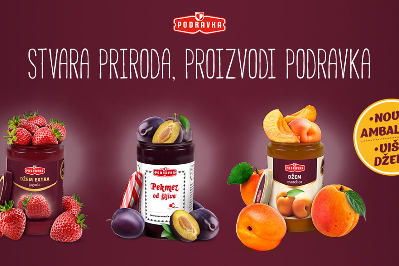 Omiljeni Podravka voćni namazi dobili su novi izgled!