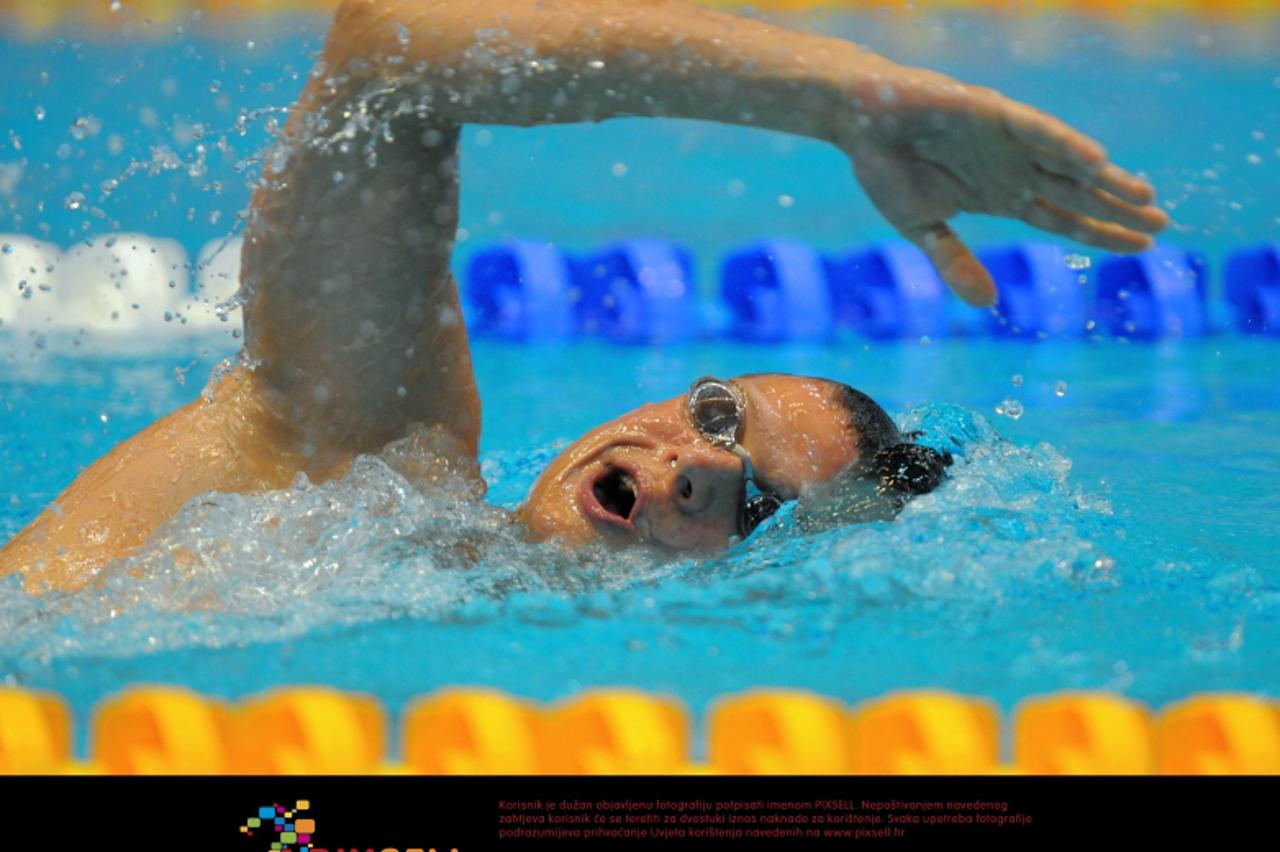 'IPC Swimming European Championships  Berlin                  03.07.2011 Men\'s 400m Freestyle S7 Mihovil SPANJA CRO   Foto: Camera 4'