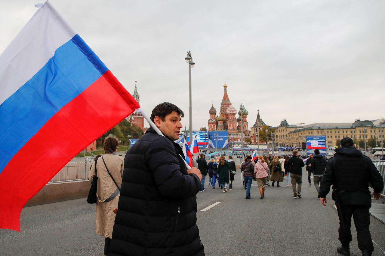 Ceremony to declare Russia's annexation of four Ukrainian territories held in Moscow