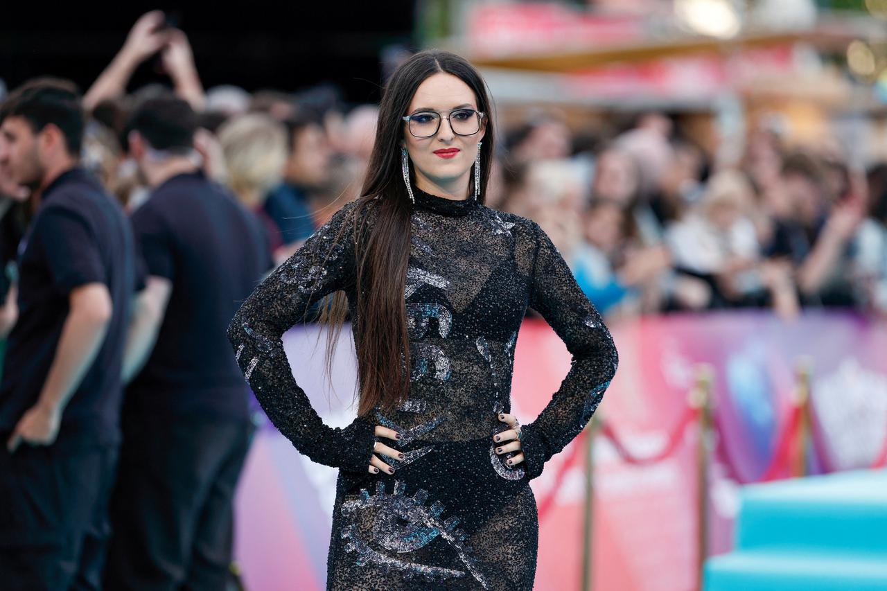 Eurovision Song Contest's 'Turquoise Carpet' event in Vienna