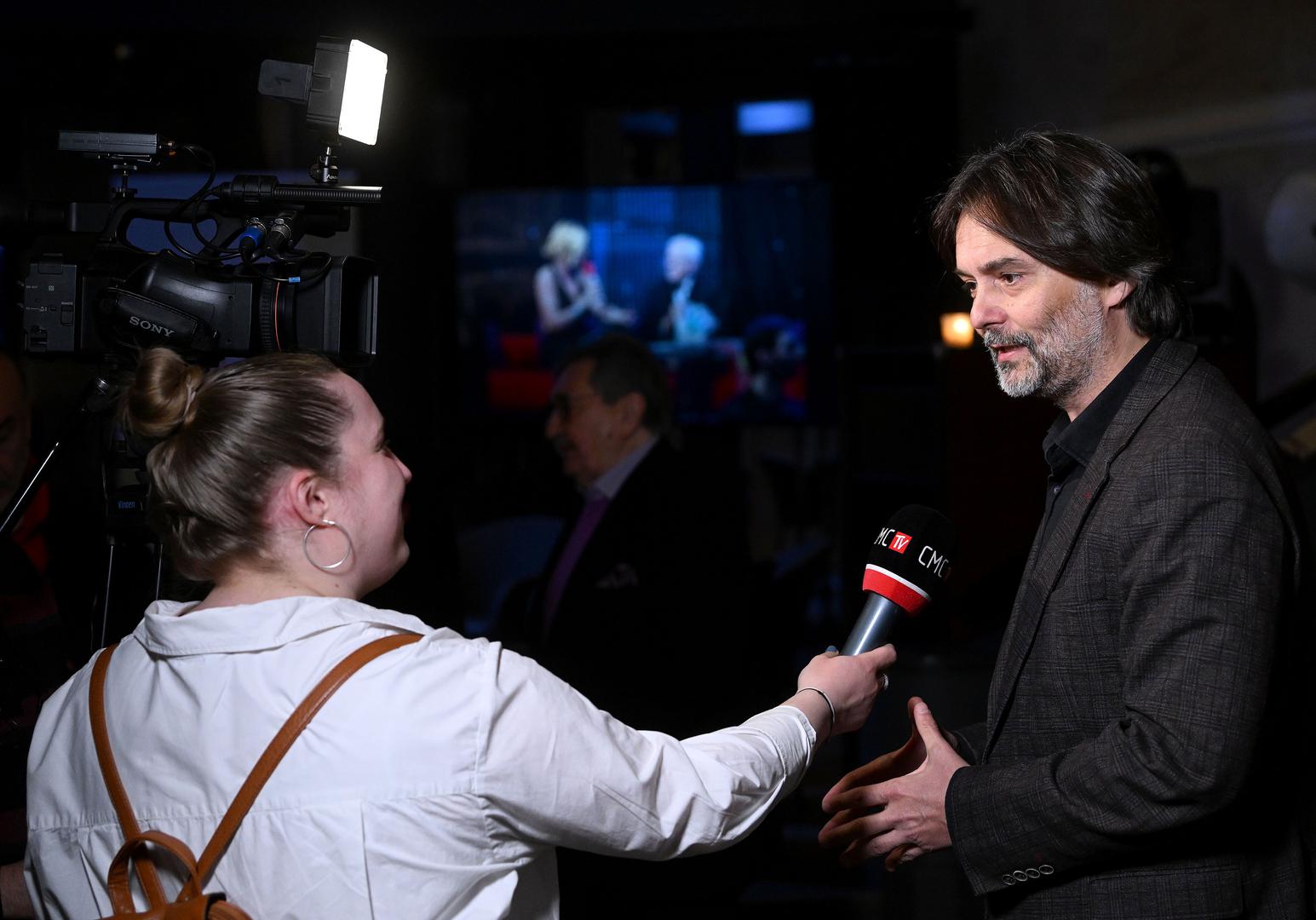 15.03.2023., Zagreb - 70 godina Zagrebackog festivala, promocija monografije i dodjela posebnog priznanja Dragi Diklicu. Drazen Klaric Photo: Marko Lukunic/PIXSELL