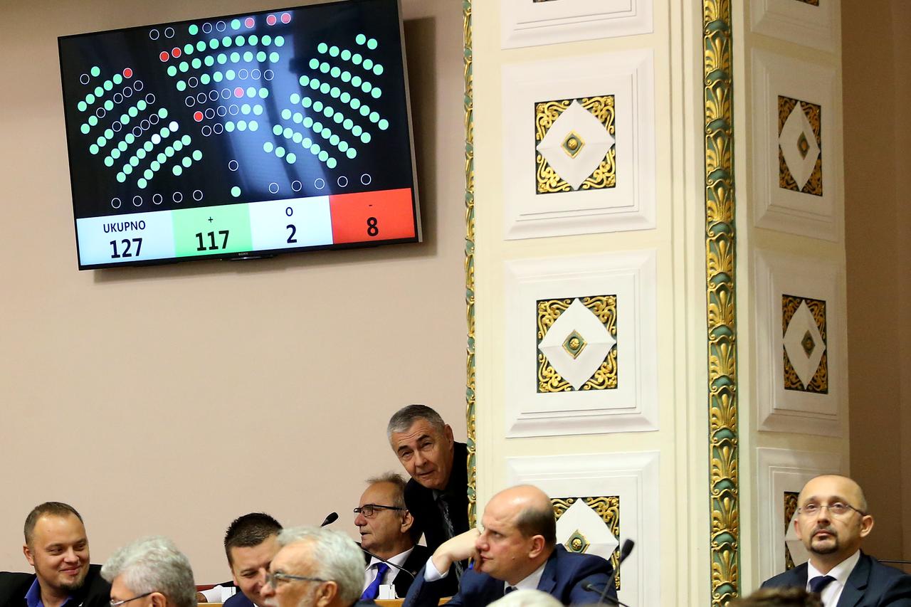 Glasovanje o Istražnom povjerenstvu za Agrokor i novim sucima Ustavnog suda