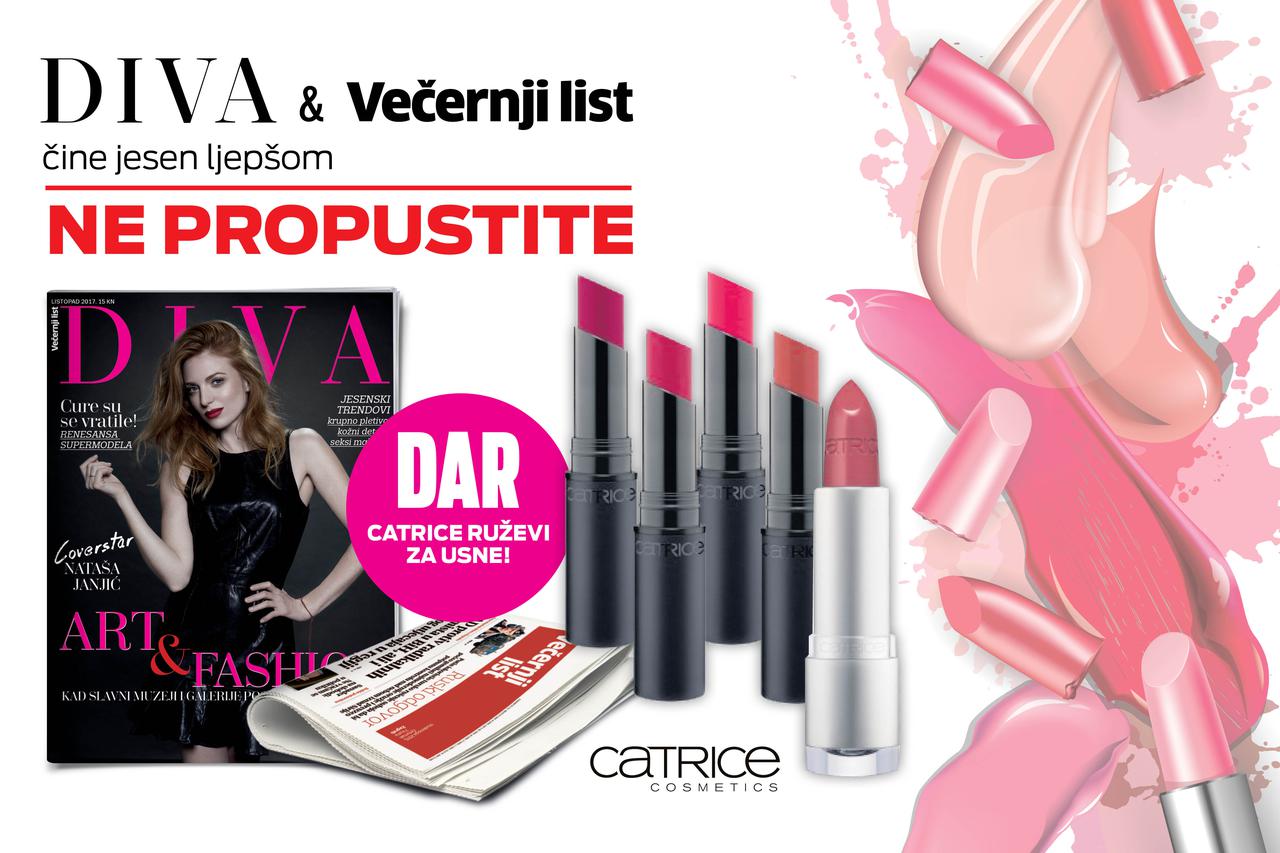 Diva i Večernji list daruju vam neodoljive ruževe za usne Catrice