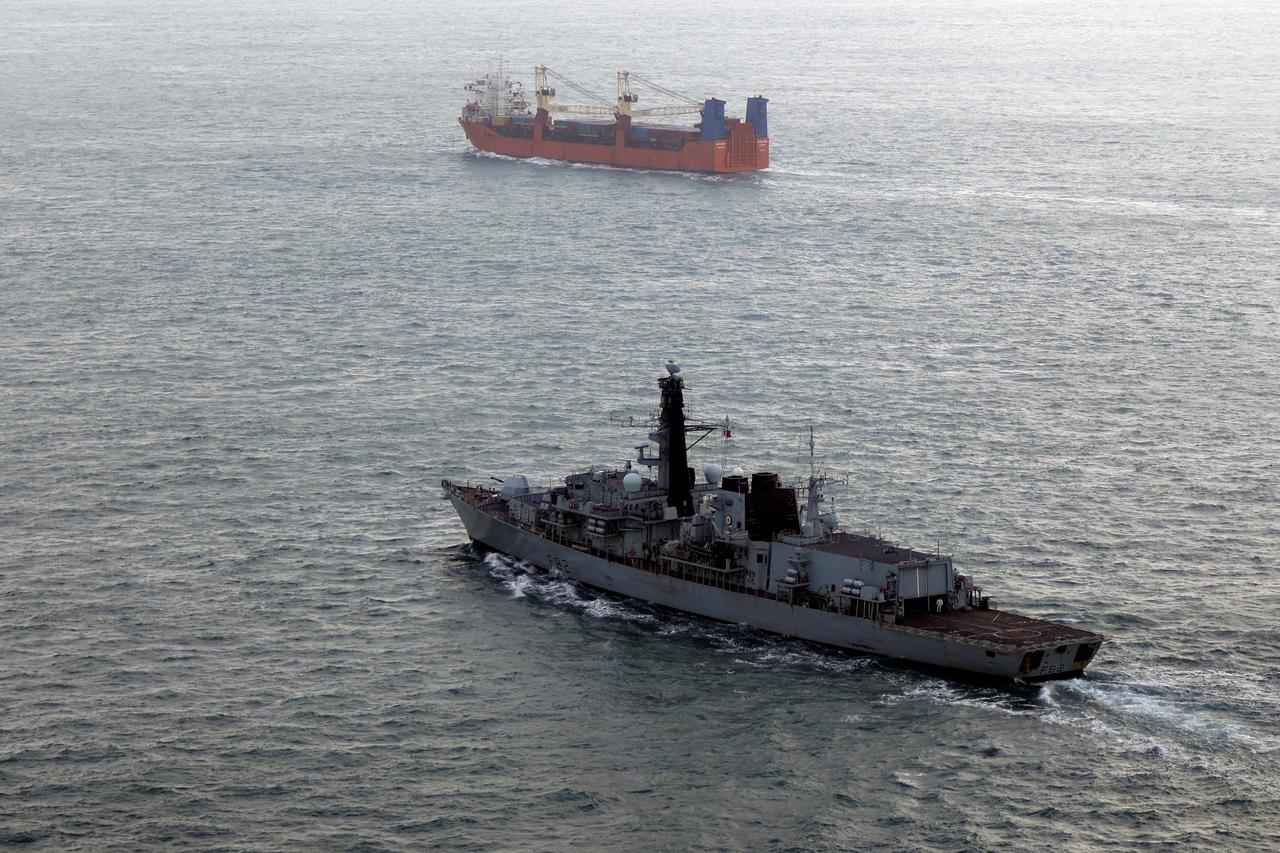 UK's Royal Navy monitors Russian warship