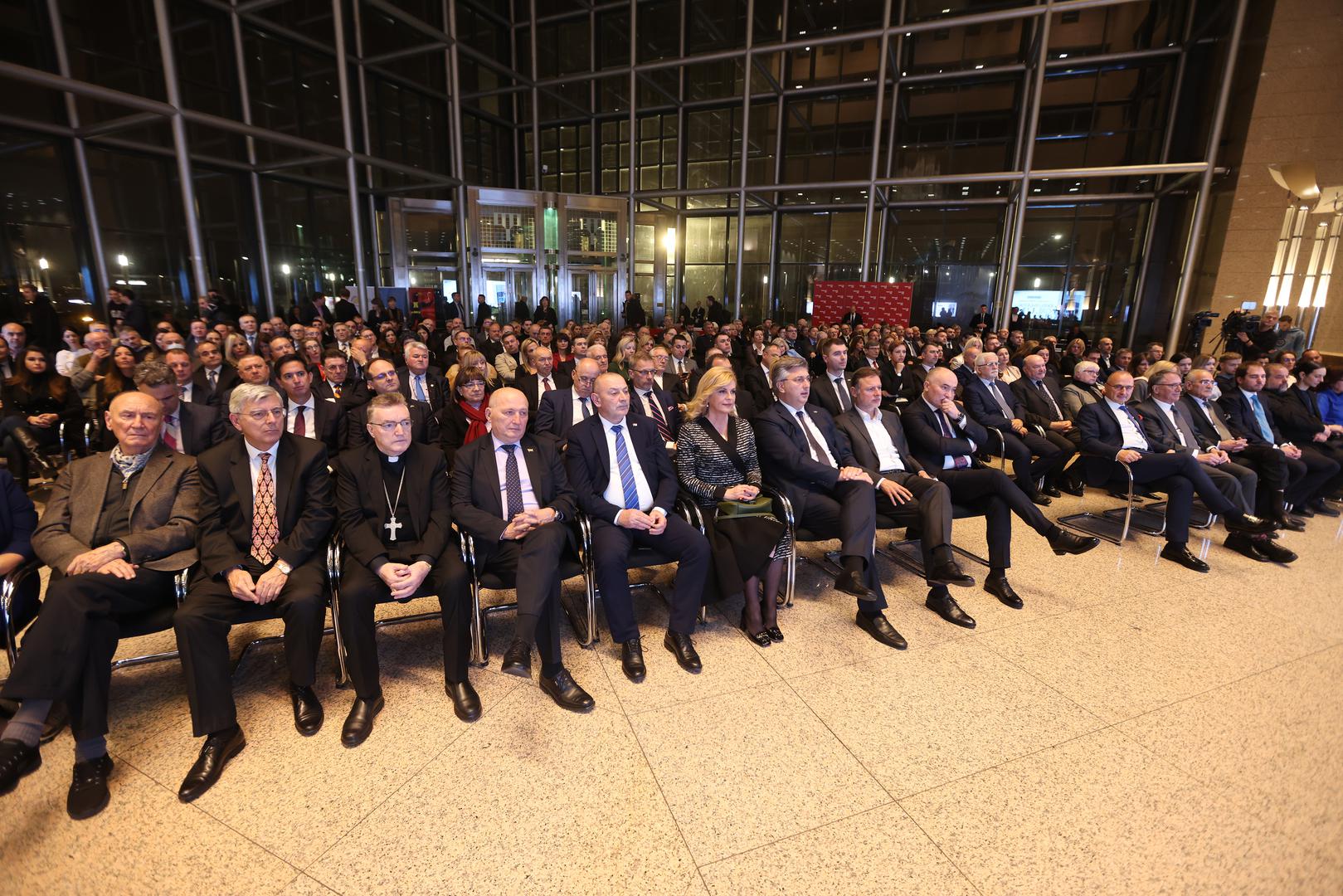 16.01.2023., Zagreb - U Nacionalnoj i sveucilisnoj knjiznici odrzana je promocija 2. dopunjenog izdanja knjige "Diplomatska oluja" Mate Granica. Photo: Boris Scitar/Vecernji list/PIXSELL