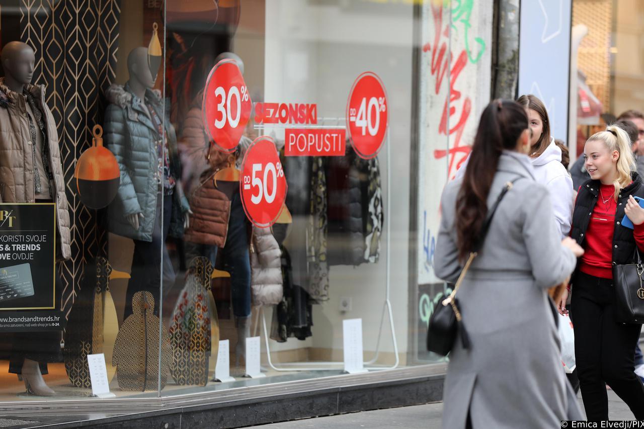 Zagreb: Započela su sezonska sniženja