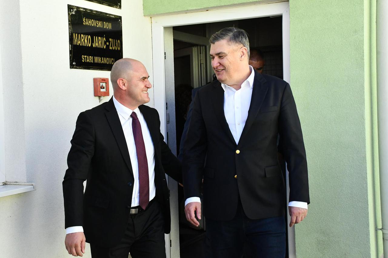 Predsjednik RH Zoran Milanović na obilježavanju Dana Općine Stari Mikanovci