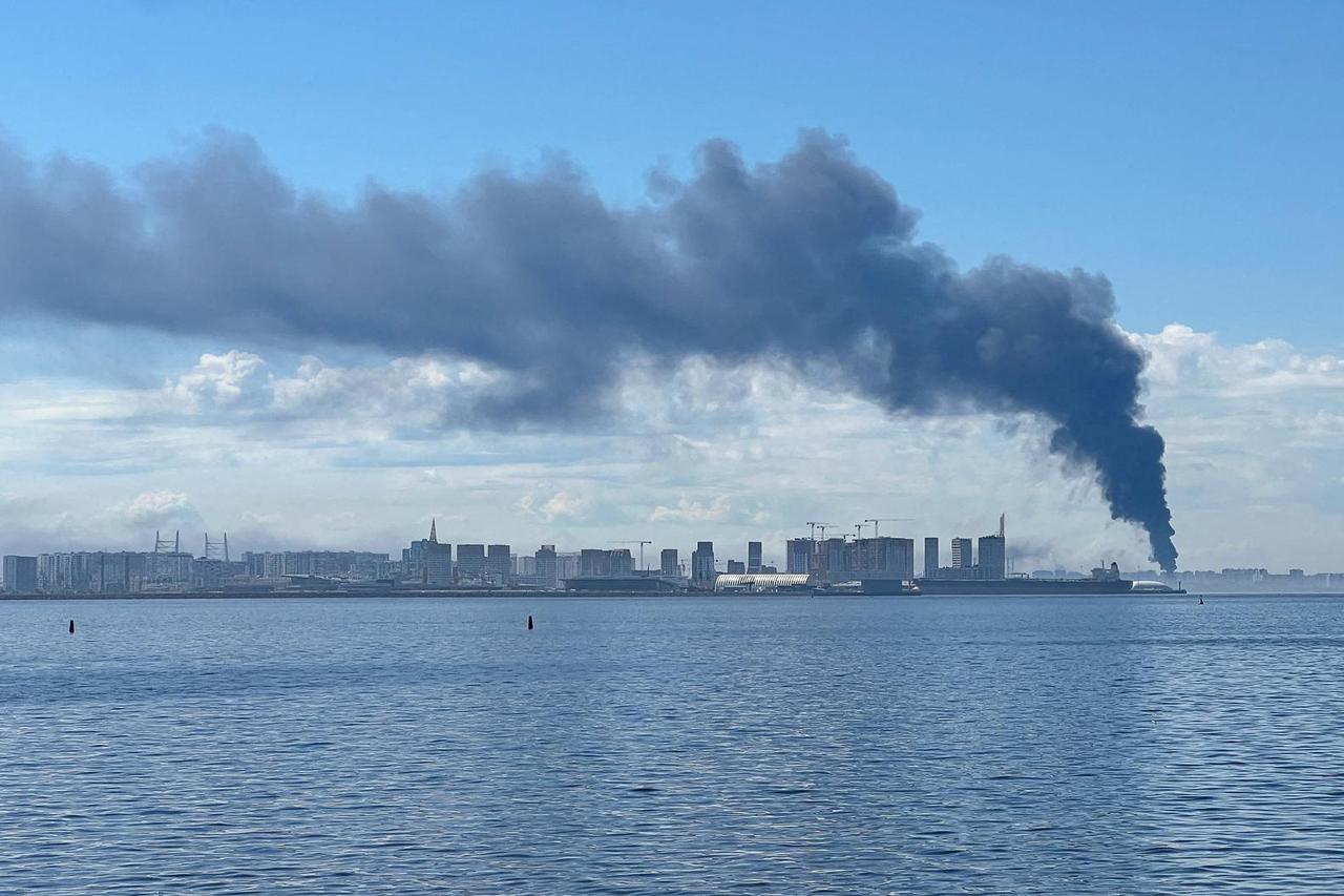 Drones hit infrastructure in St. Petersburg, governor says