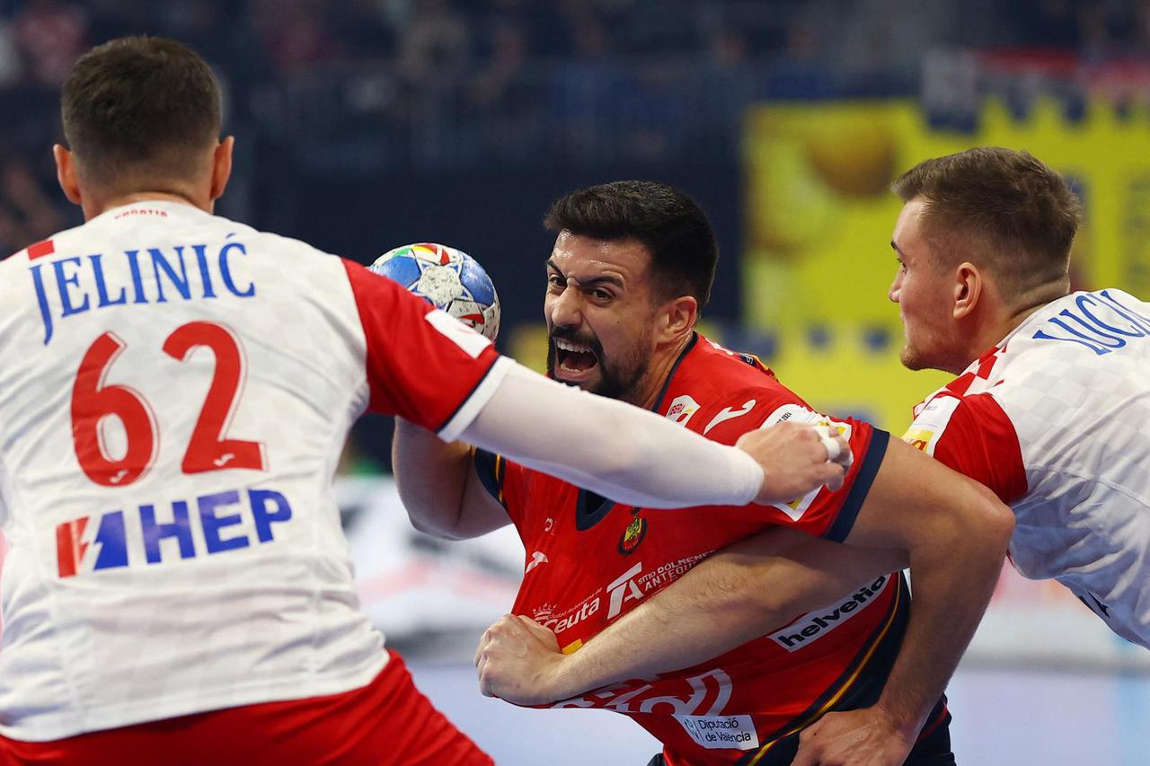 EHF 2024 Men's European Handball Championship - Preliminary Round - Group B - Spain v Croatia