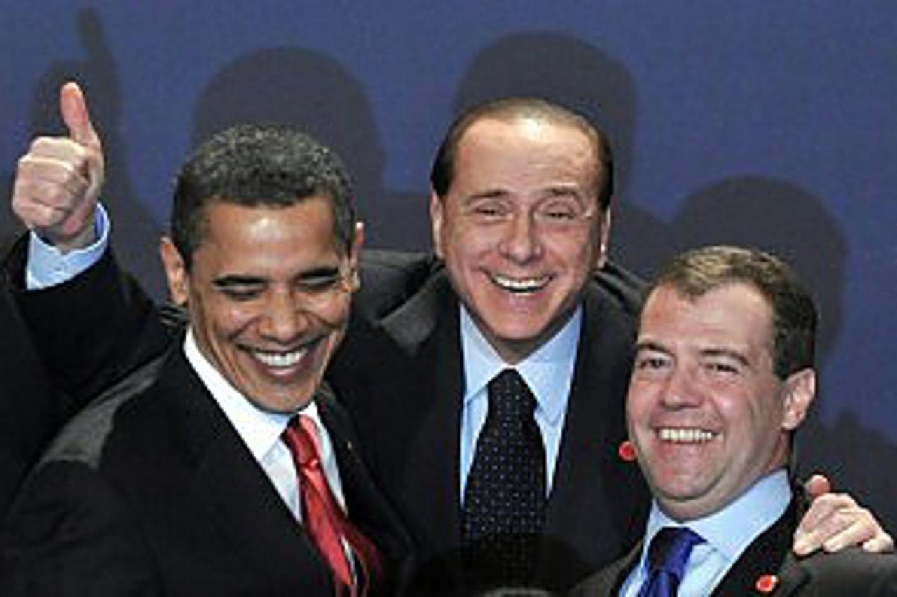Obama, Bewrlusconi i Medvedev