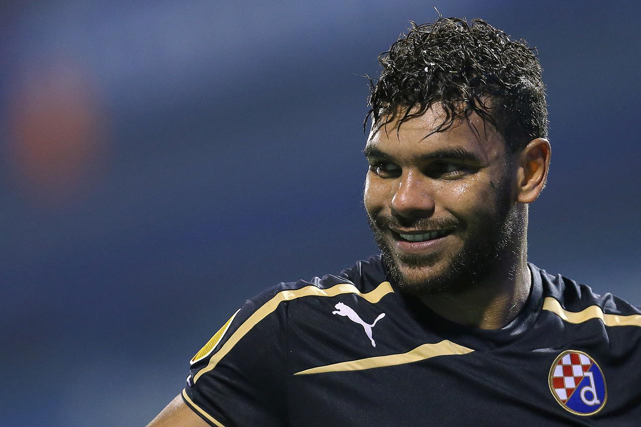 18.09.2014., stadion u Maksimiru, Zagreb - UEFA Europska liga, 1. kolo, GNK Dinamo - FC Astra. El Arbi Hillal Soudani.  Photo: Goran Stanzl/PIXSELL